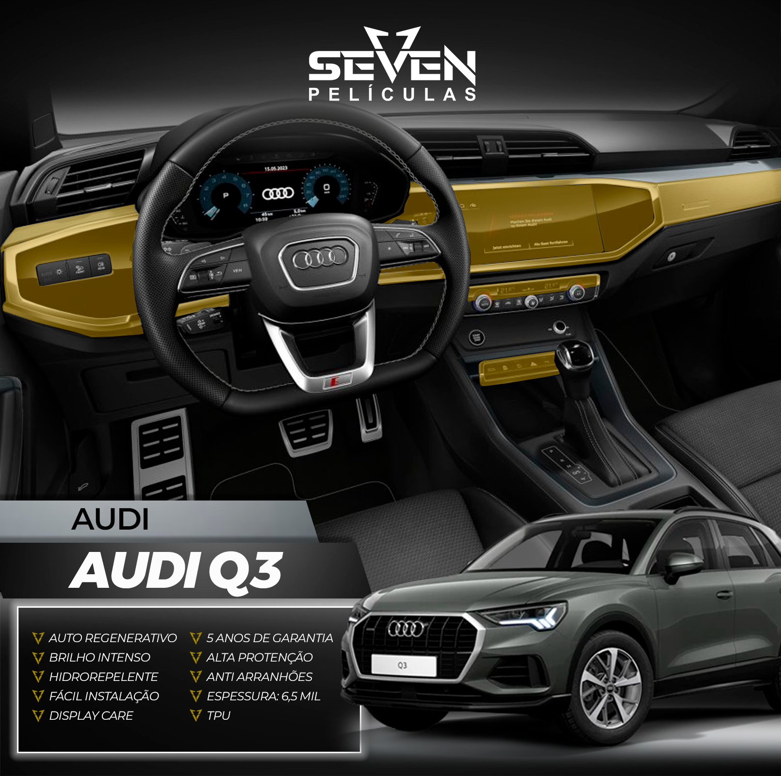 AUDI Q3 (a partir de 2022) - Kit Película PFF
